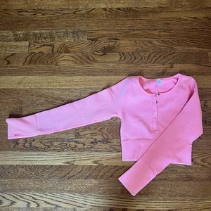 aerie offline waffle top!